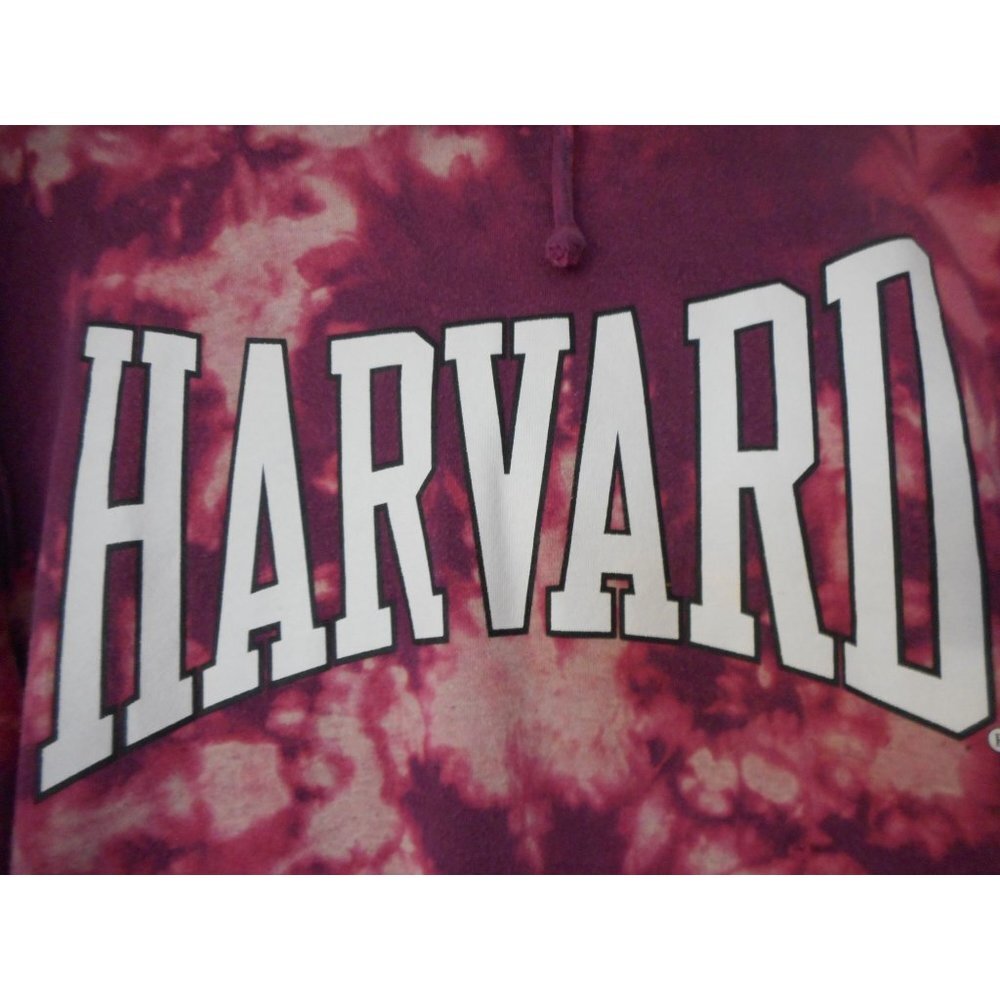 Purple Tie Dye Harvard Hoodie Sweatshirt Sz M - Picture 2 of 8